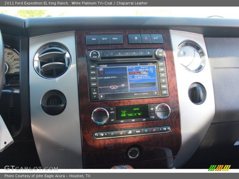 White Platinum Tri-Coat / Chaparral Leather 2011 Ford Expedition EL King Ranch