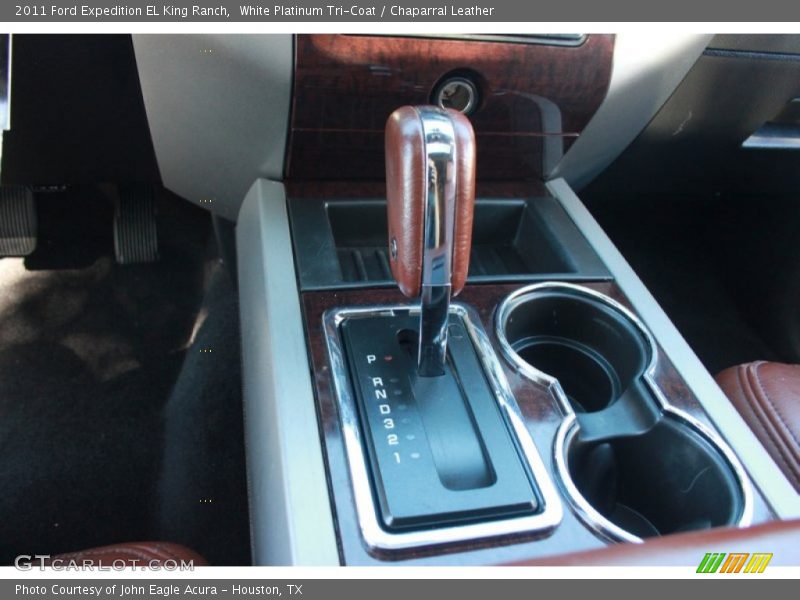 White Platinum Tri-Coat / Chaparral Leather 2011 Ford Expedition EL King Ranch