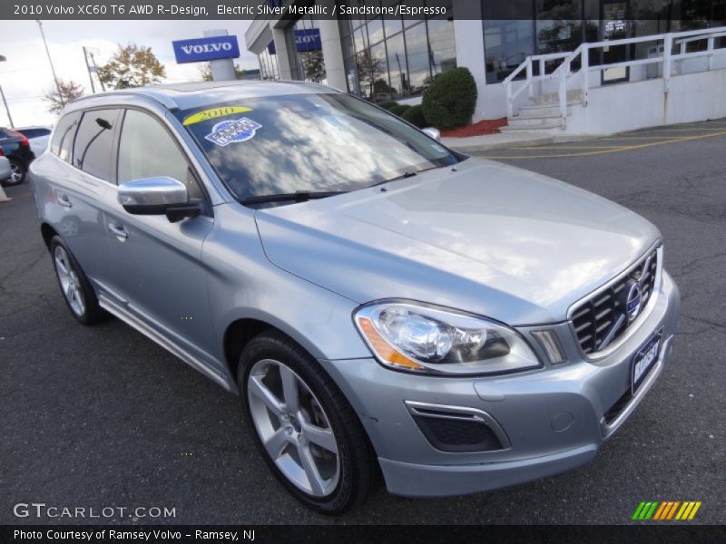 Electric Silver Metallic / Sandstone/Espresso 2010 Volvo XC60 T6 AWD R-Design