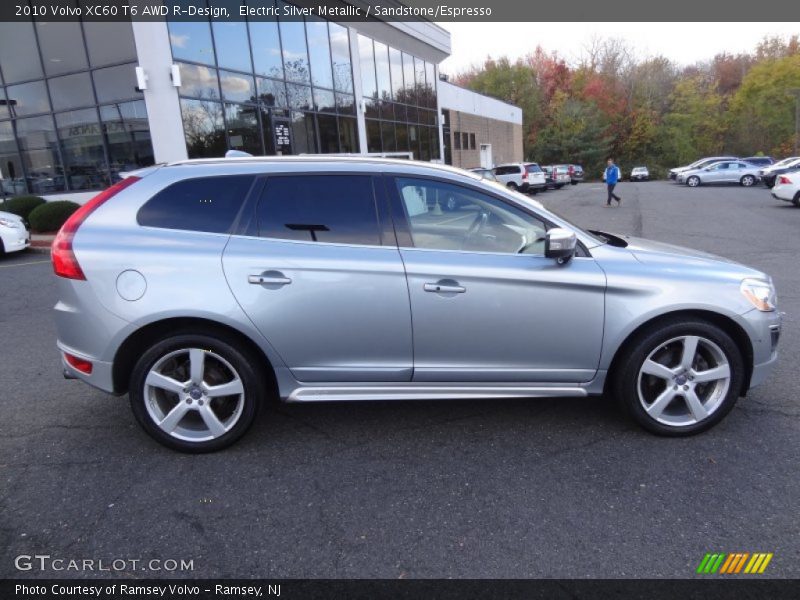 Electric Silver Metallic / Sandstone/Espresso 2010 Volvo XC60 T6 AWD R-Design
