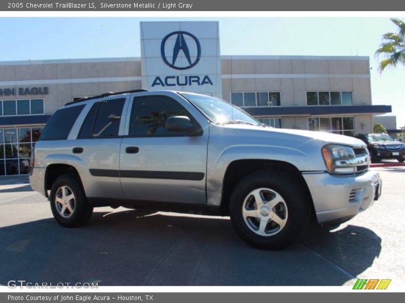 Silverstone Metallic / Light Gray 2005 Chevrolet TrailBlazer LS
