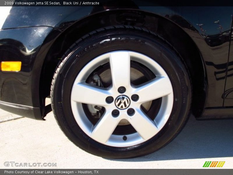 Black Uni / Anthracite 2009 Volkswagen Jetta SE Sedan