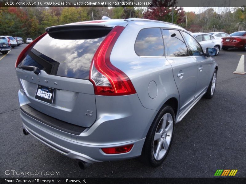 Electric Silver Metallic / Sandstone/Espresso 2010 Volvo XC60 T6 AWD R-Design
