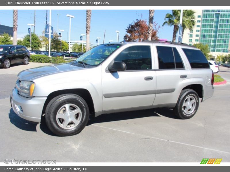 Silverstone Metallic / Light Gray 2005 Chevrolet TrailBlazer LS