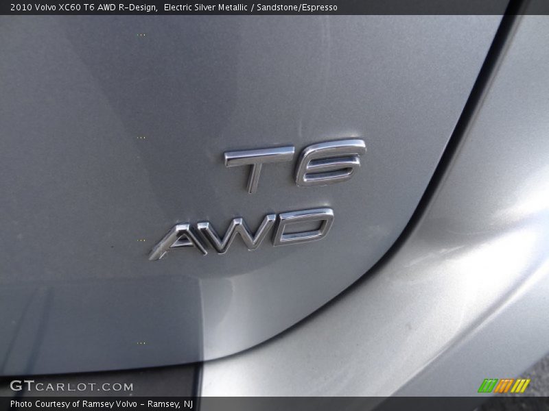 Electric Silver Metallic / Sandstone/Espresso 2010 Volvo XC60 T6 AWD R-Design