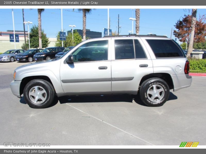 Silverstone Metallic / Light Gray 2005 Chevrolet TrailBlazer LS