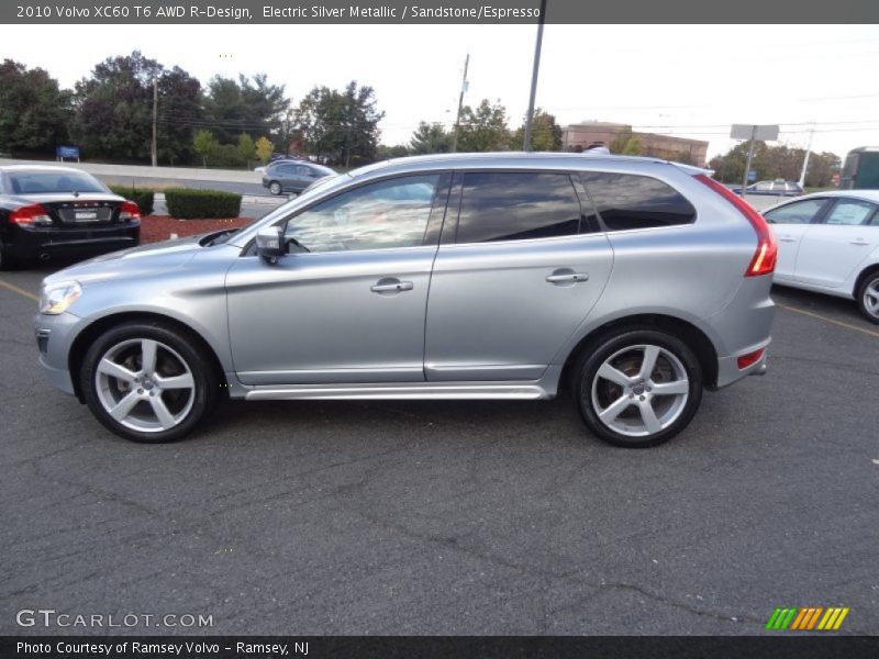 Electric Silver Metallic / Sandstone/Espresso 2010 Volvo XC60 T6 AWD R-Design