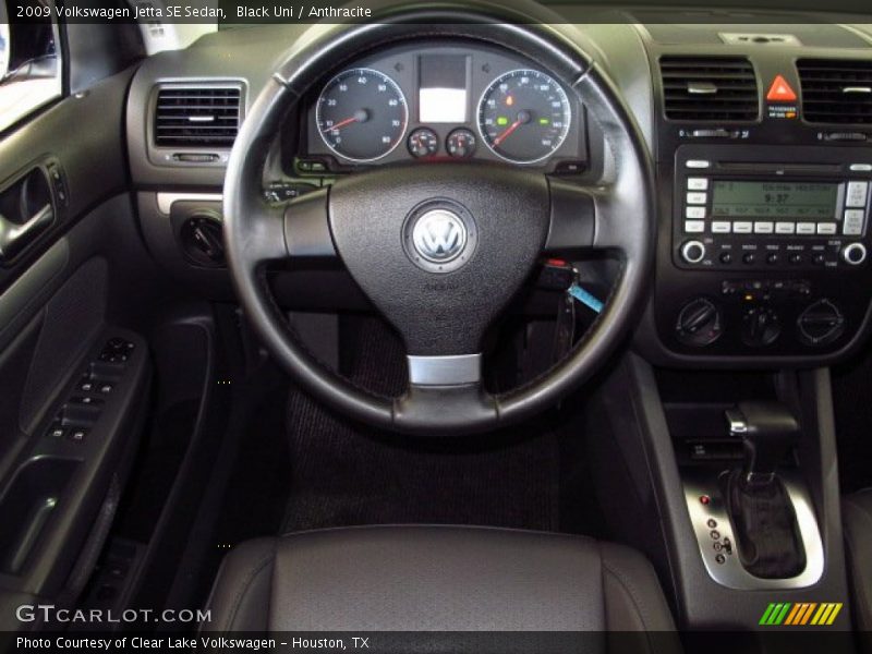 Black Uni / Anthracite 2009 Volkswagen Jetta SE Sedan