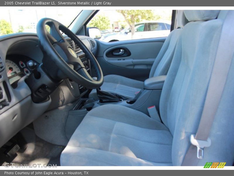 Silverstone Metallic / Light Gray 2005 Chevrolet TrailBlazer LS