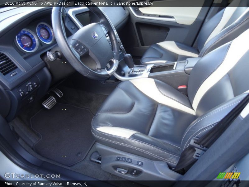 Electric Silver Metallic / Sandstone/Espresso 2010 Volvo XC60 T6 AWD R-Design