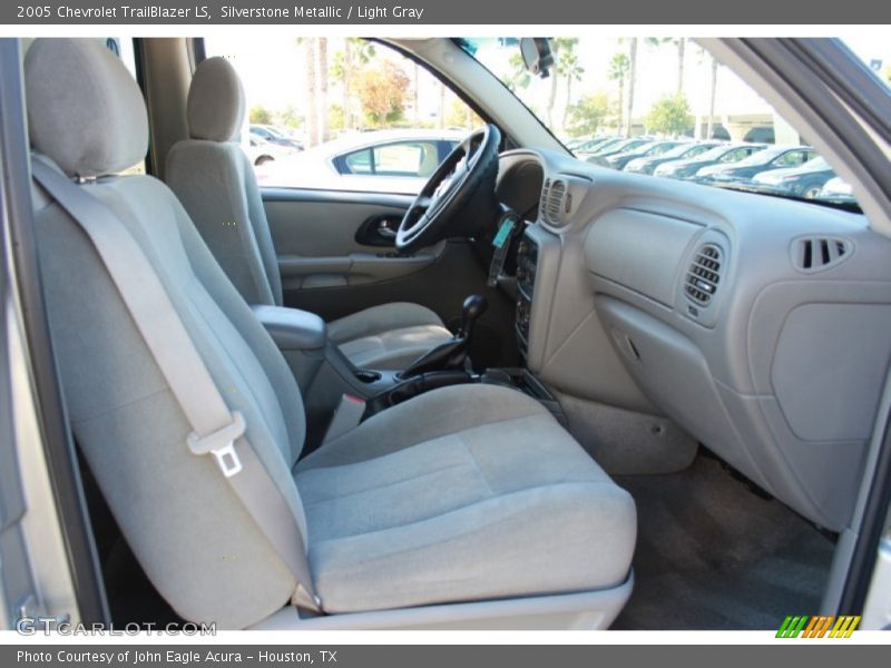 Silverstone Metallic / Light Gray 2005 Chevrolet TrailBlazer LS