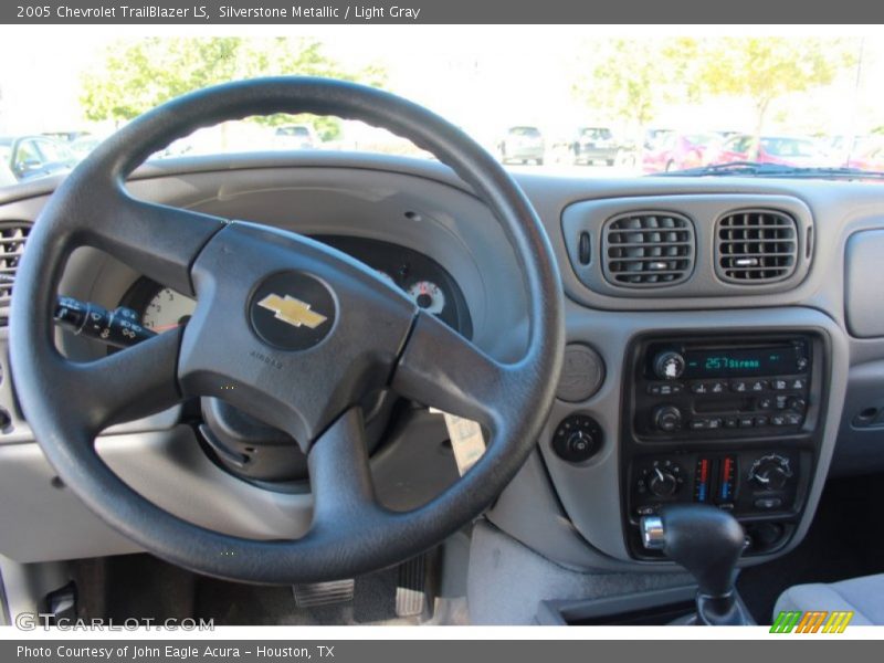 Silverstone Metallic / Light Gray 2005 Chevrolet TrailBlazer LS
