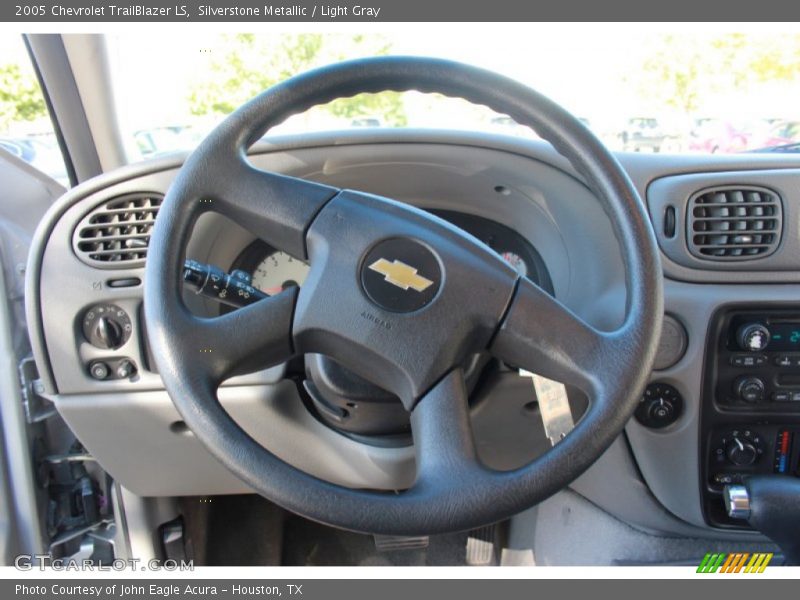 Silverstone Metallic / Light Gray 2005 Chevrolet TrailBlazer LS