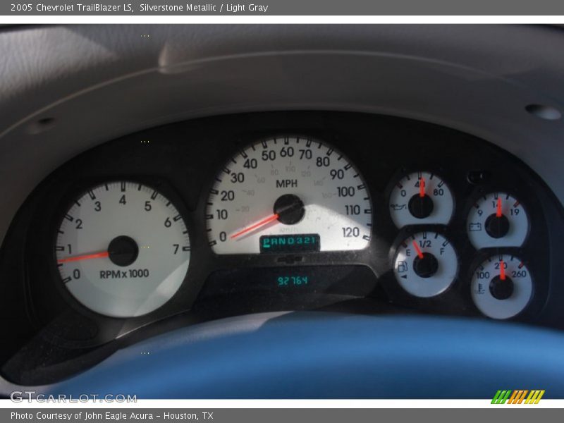 Silverstone Metallic / Light Gray 2005 Chevrolet TrailBlazer LS