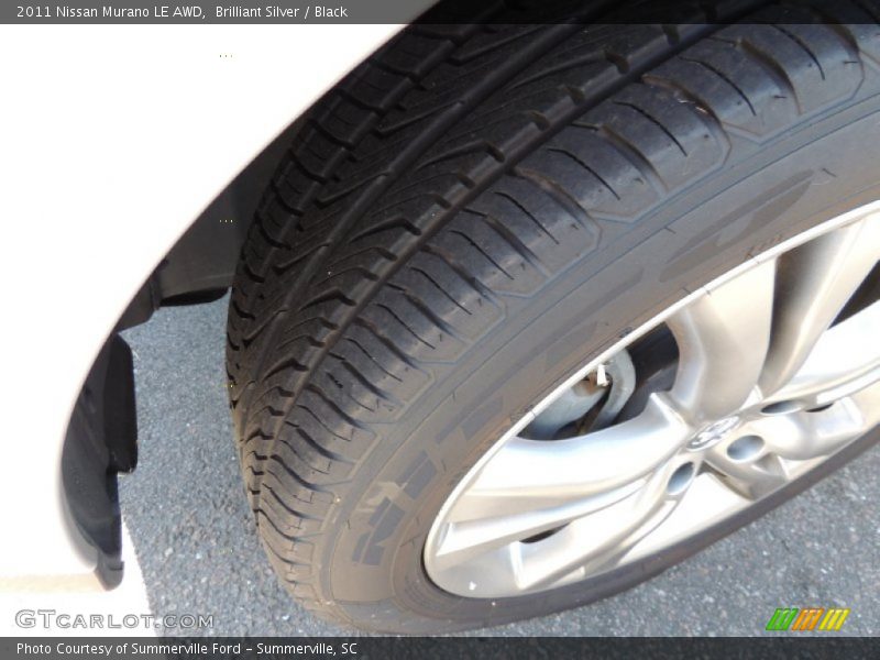 Brilliant Silver / Black 2011 Nissan Murano LE AWD