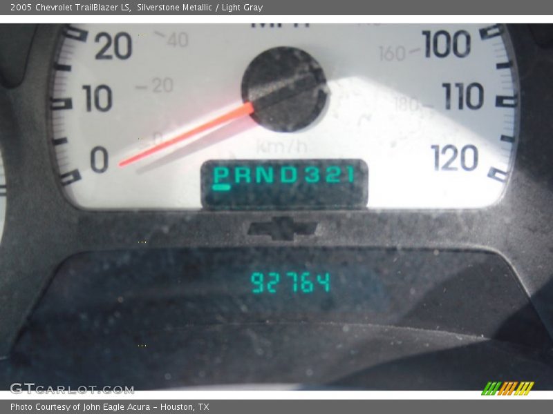 Silverstone Metallic / Light Gray 2005 Chevrolet TrailBlazer LS