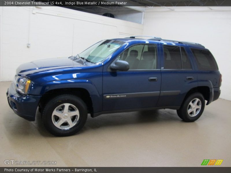 Indigo Blue Metallic / Medium Pewter 2004 Chevrolet TrailBlazer LS 4x4