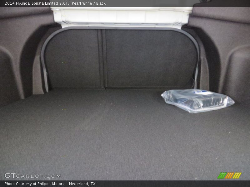 Pearl White / Black 2014 Hyundai Sonata Limited 2.0T