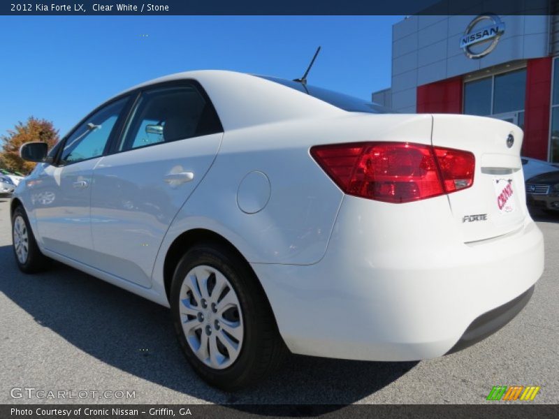 Clear White / Stone 2012 Kia Forte LX