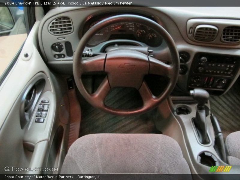 Indigo Blue Metallic / Medium Pewter 2004 Chevrolet TrailBlazer LS 4x4