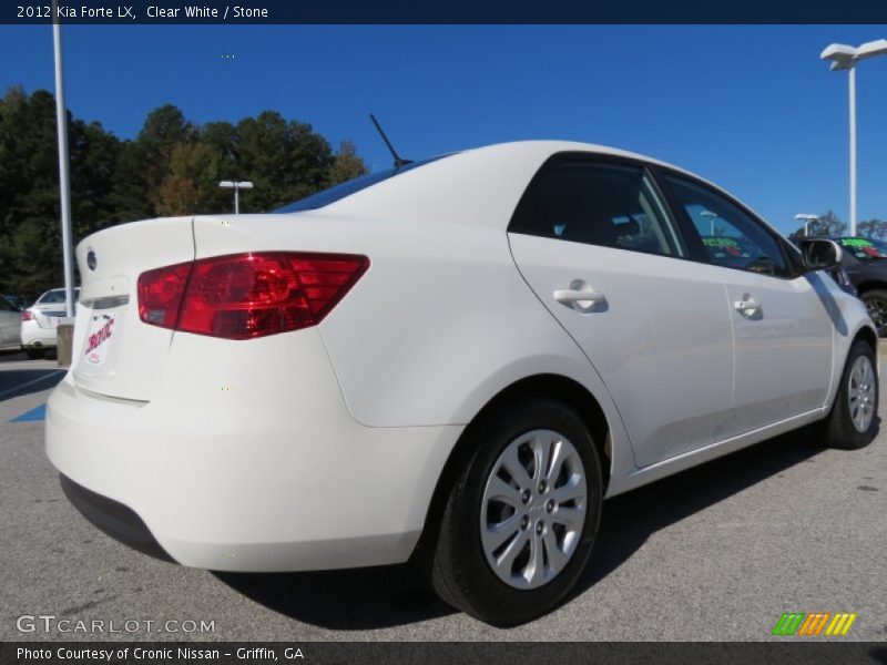 Clear White / Stone 2012 Kia Forte LX
