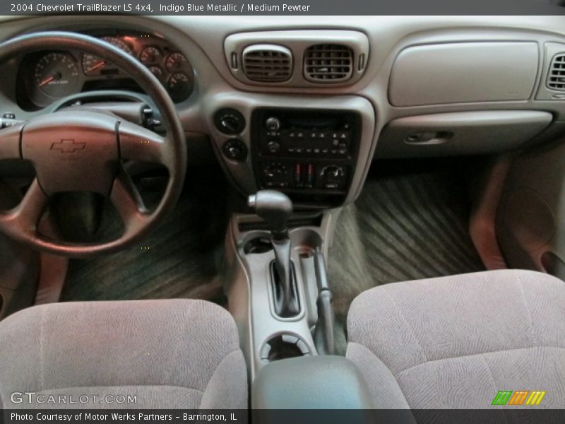 Indigo Blue Metallic / Medium Pewter 2004 Chevrolet TrailBlazer LS 4x4