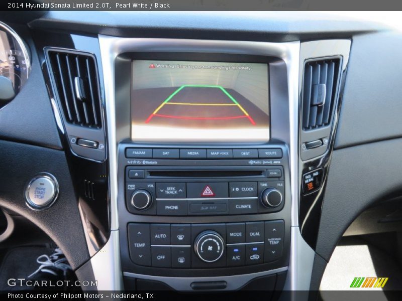 Pearl White / Black 2014 Hyundai Sonata Limited 2.0T
