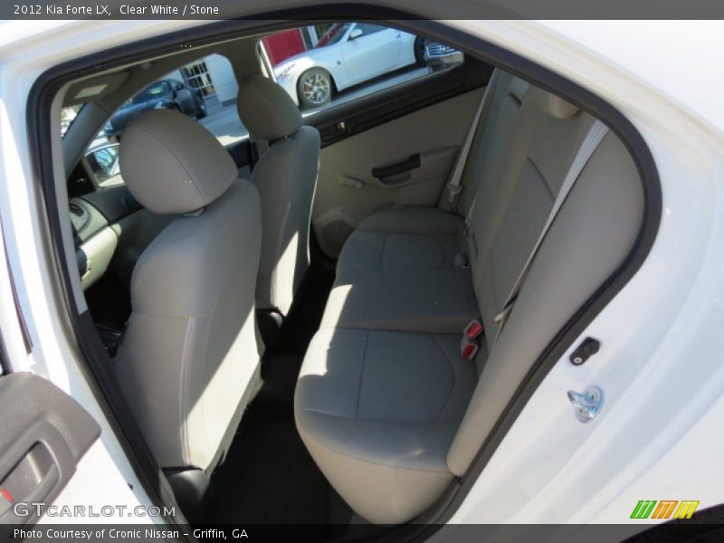 Clear White / Stone 2012 Kia Forte LX