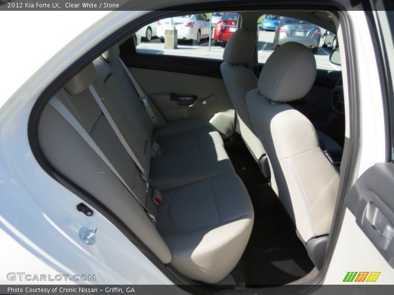 Clear White / Stone 2012 Kia Forte LX