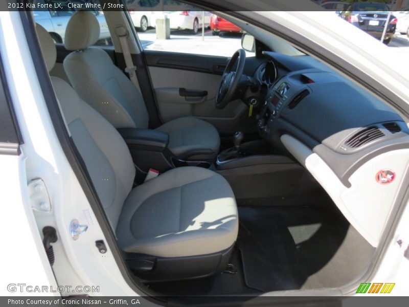 Clear White / Stone 2012 Kia Forte LX