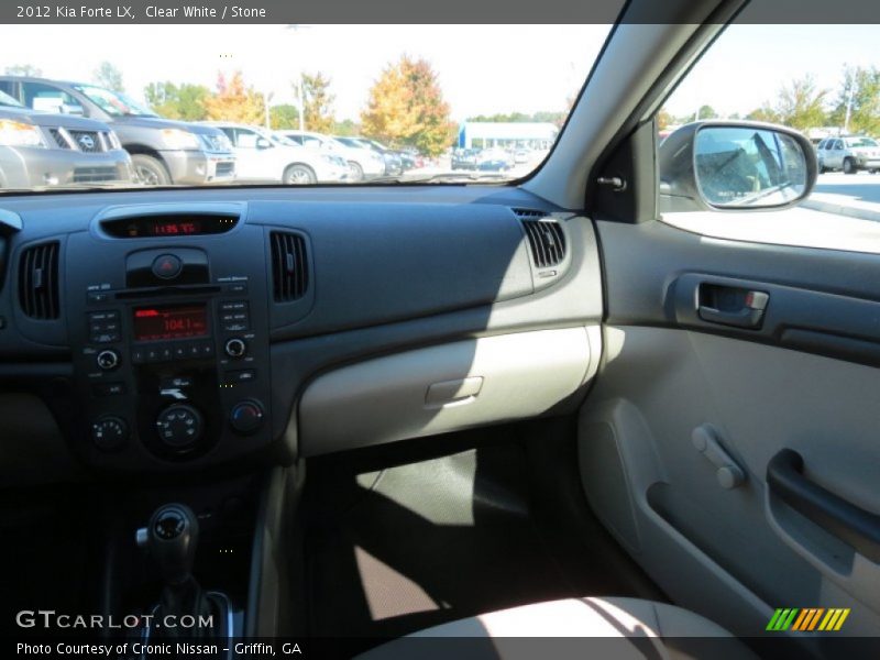 Clear White / Stone 2012 Kia Forte LX