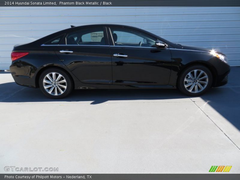 Phantom Black Metallic / Black 2014 Hyundai Sonata Limited