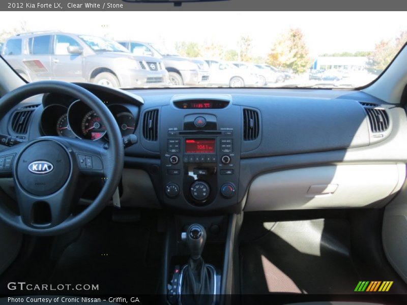 Clear White / Stone 2012 Kia Forte LX
