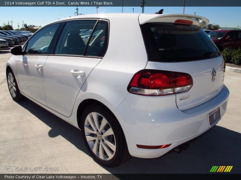 Candy White / Titan Black 2014 Volkswagen Golf TDI 4 Door