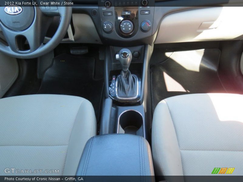 Clear White / Stone 2012 Kia Forte LX