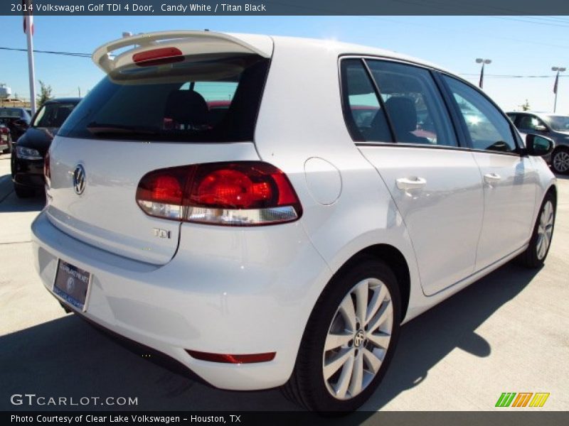 Candy White / Titan Black 2014 Volkswagen Golf TDI 4 Door