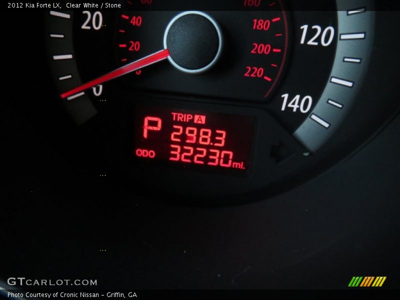 Clear White / Stone 2012 Kia Forte LX