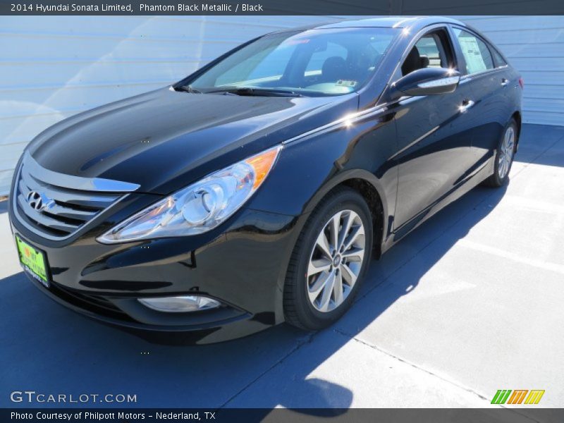 Phantom Black Metallic / Black 2014 Hyundai Sonata Limited