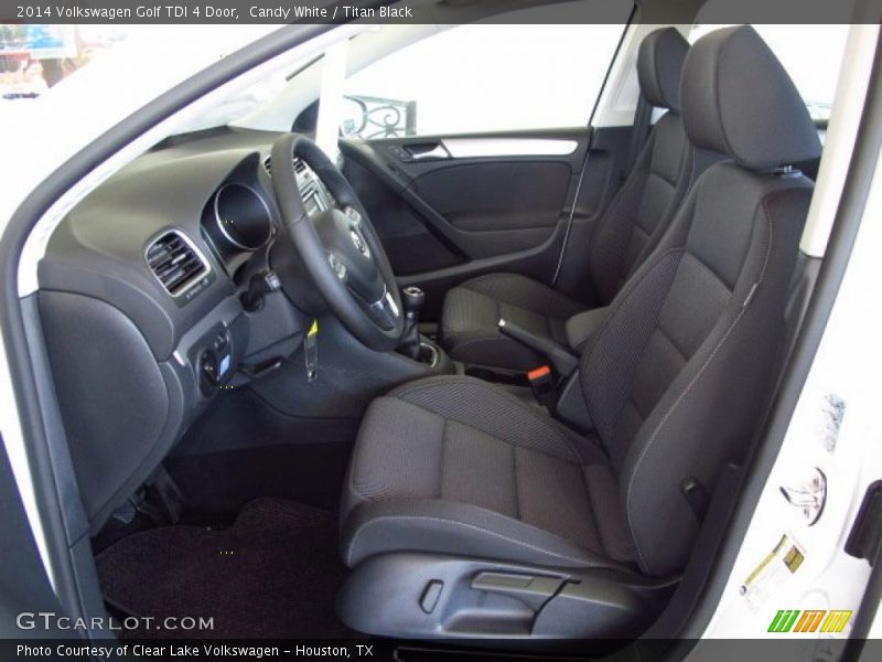 Candy White / Titan Black 2014 Volkswagen Golf TDI 4 Door