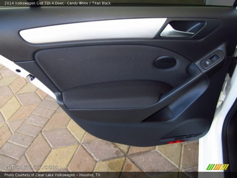 Candy White / Titan Black 2014 Volkswagen Golf TDI 4 Door