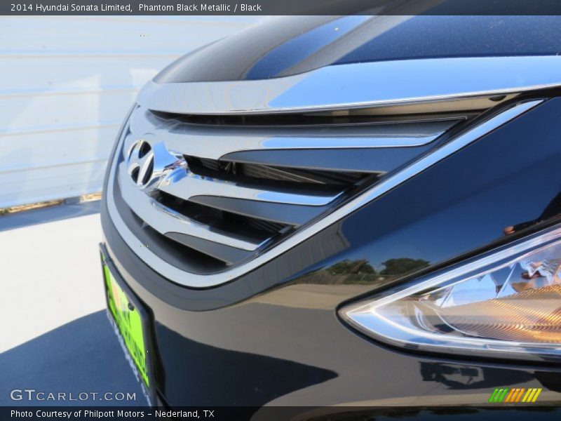 Phantom Black Metallic / Black 2014 Hyundai Sonata Limited
