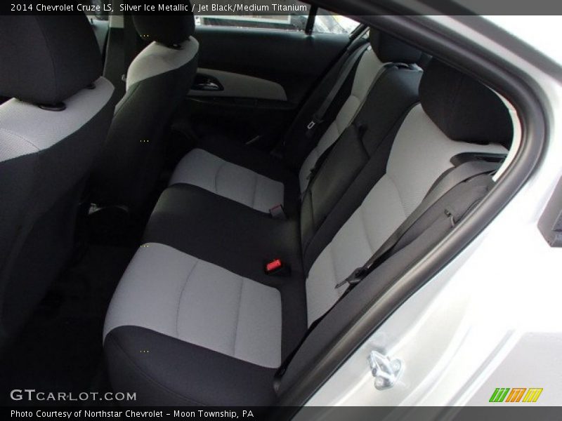 Silver Ice Metallic / Jet Black/Medium Titanium 2014 Chevrolet Cruze LS