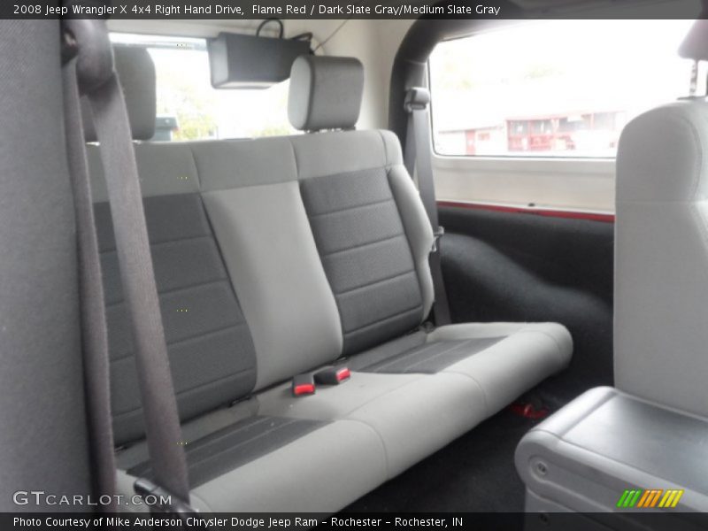 Flame Red / Dark Slate Gray/Medium Slate Gray 2008 Jeep Wrangler X 4x4 Right Hand Drive