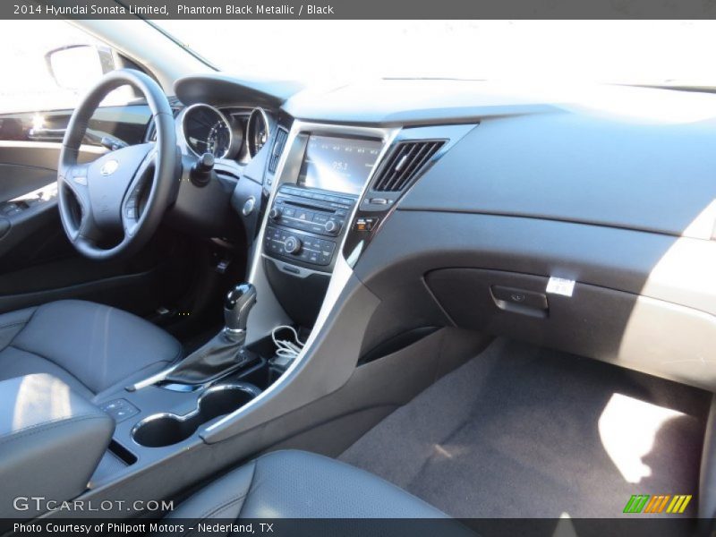 Phantom Black Metallic / Black 2014 Hyundai Sonata Limited