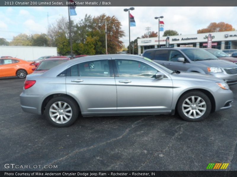 Billet Silver Metallic / Black 2013 Chrysler 200 Limited Sedan