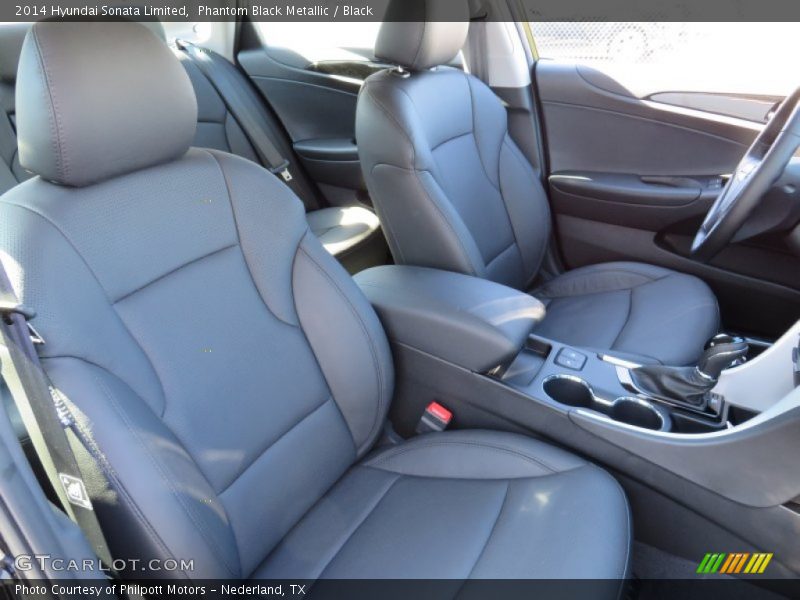 Phantom Black Metallic / Black 2014 Hyundai Sonata Limited