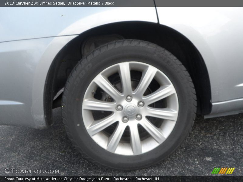 Billet Silver Metallic / Black 2013 Chrysler 200 Limited Sedan