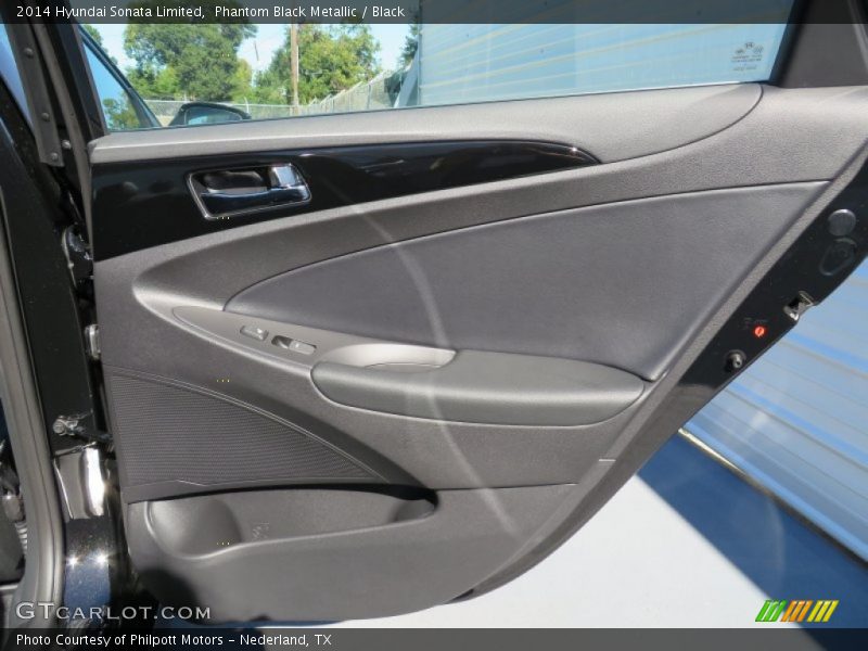 Phantom Black Metallic / Black 2014 Hyundai Sonata Limited