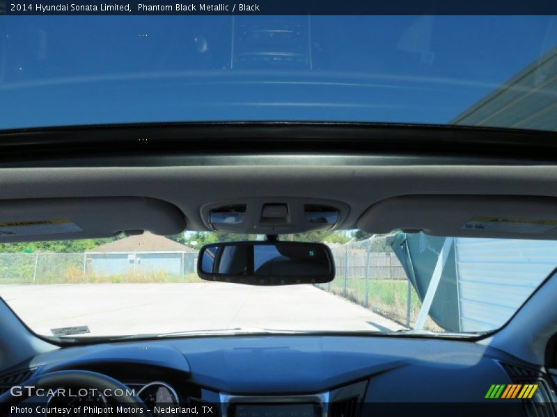Phantom Black Metallic / Black 2014 Hyundai Sonata Limited