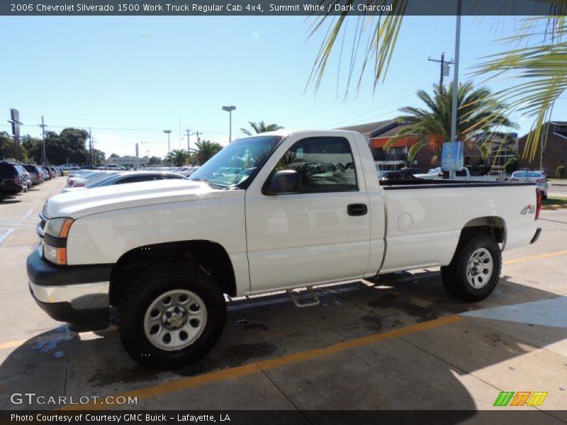 Summit White / Dark Charcoal 2006 Chevrolet Silverado 1500 Work Truck Regular Cab 4x4